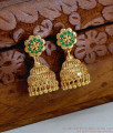 Buy Green Ad Stone Gold Imitation Jhumki Earring Online ER5691 Buy Green Ad Stone Gold Imitation Jhumki Earring Online ER5691