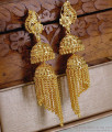Grand Festive Wear Two Step Gold Covering Jhumki Earrings ER5714 Grand Festive Wear Two Step Gold Covering Jhumki Earrings ER5714