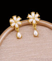 New Arrival Floral Design Gold Earring Pearl Jewelry ER5719 New Arrival Floral Design Gold Earring Pearl Jewelry ER5719