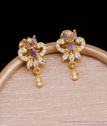 New Model Ad Stone Gold Plated Earring For Party Wear ER5729