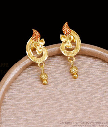 Latest Enamel Design Floral Stud Earring Forming Collections ER5735