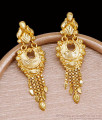 New Model Long Gold Imitation Dangler Earring For Wedding ER5736 New Model Long Gold Imitation Dangler Earring For Wedding ER5736