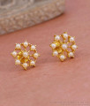 Light Weight White Pearl Gold Imitation Stud Earring Online ER5745