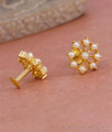 Light Weight White Pearl Gold Imitation Stud Earring Online ER5745