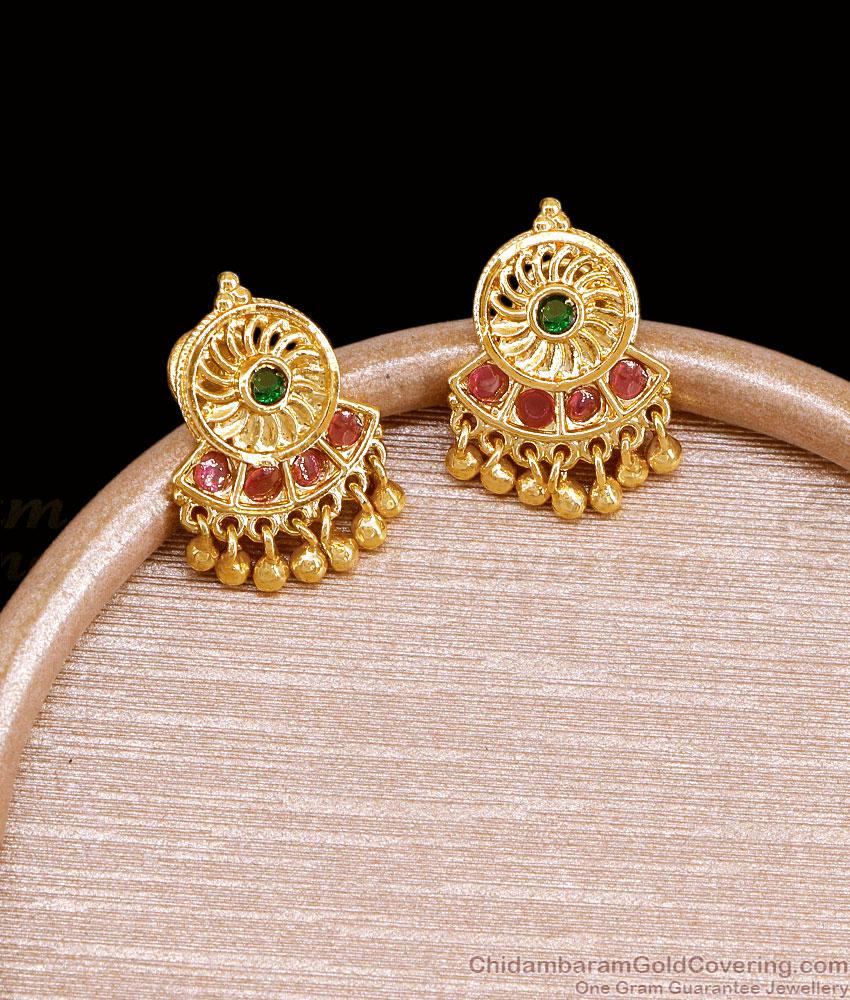 New Arrival Micro Gold Plated Screw Back Earring ER5752 New Arrival Micro Gold Plated Screw Back Earring ER5752