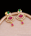 Trendy Multi Color Stone Gold Dangler For Party Wear ER5766 Trendy Multi Color Stone Gold Dangler For Party Wear ER5766