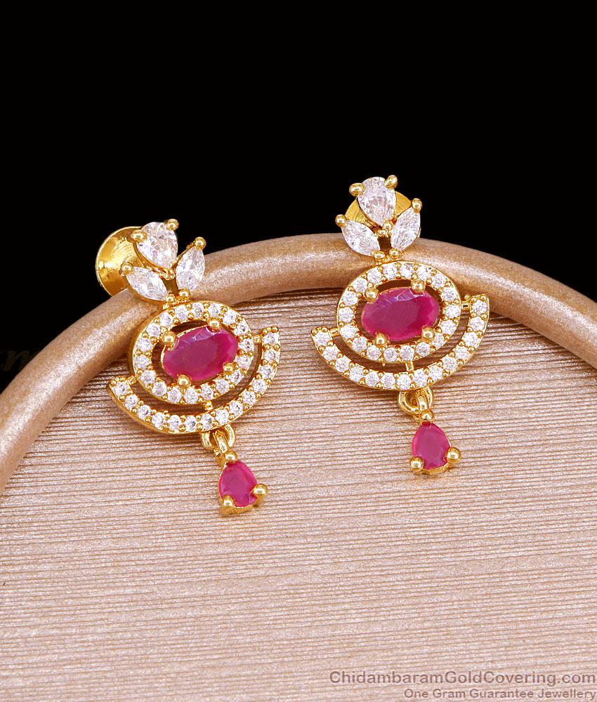Stylish Bollywood Fashion Ad Stone Big Dangler Earring ER5767 Stylish Bollywood Fashion Ad Stone Big Dangler Earring ER5767