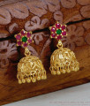 Premium Two Gram Gold Stone Jhumka Earring For Wedding ER5788 Premium Two Gram Gold Stone Jhumka Earring For Wedding ER5788