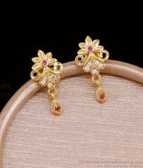 Stylish Ad Stone Gold Imitation Earring Drops Design ER5797 Stylish Ad Stone Gold Imitation Earring Drops Design ER5797