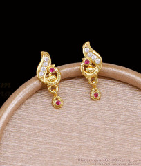 Traditional Peacock Design Gold Imitation Earring Online ER5800 Traditional Peacock Design Gold Imitation Earring Online ER5800