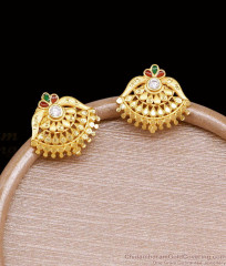 Light Weight Gold Imitation Stone Earring At Affordable Price ER5805