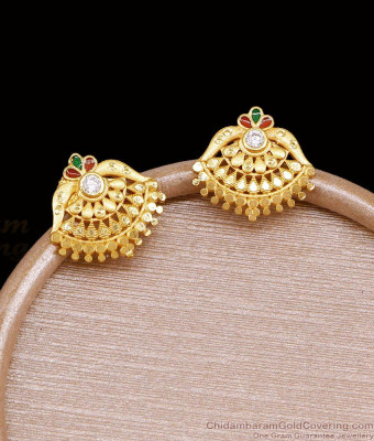 Light Weight Gold Imitation Stone Earring At Affordable Price ER5805
