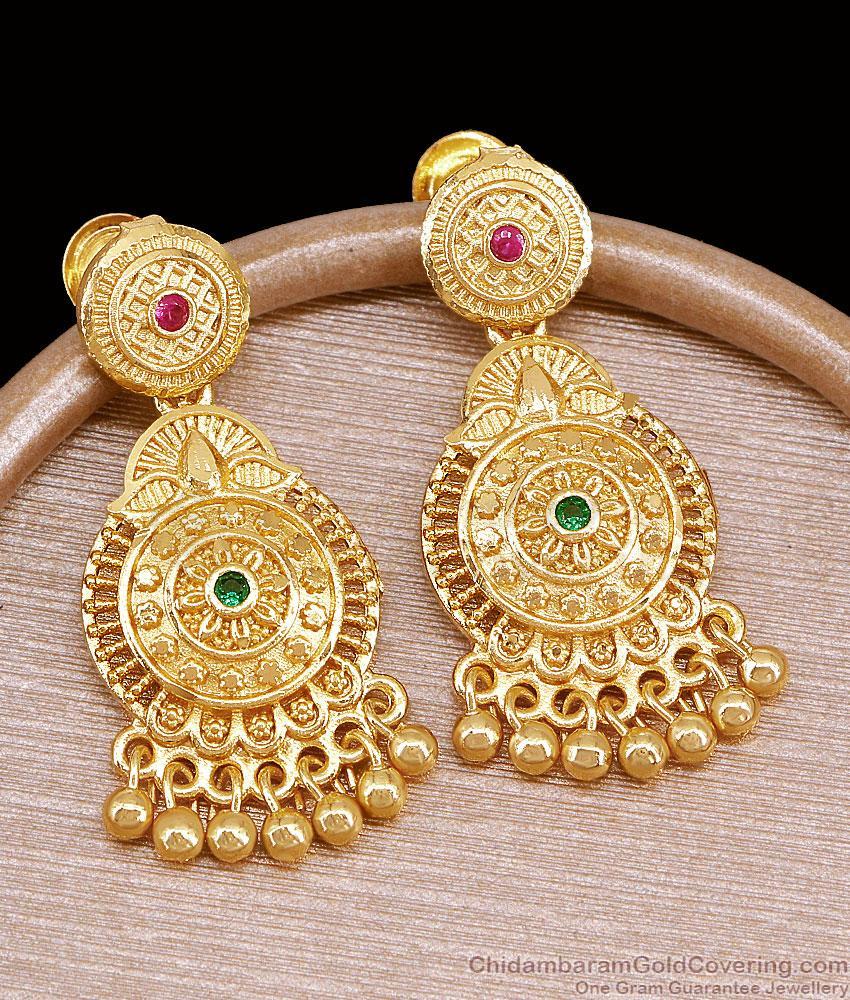 Premium Quality Bridal Wear Long Dangler Earring Online ER5809 Premium Quality Bridal Wear Long Dangler Earring Online ER5809
