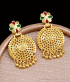 New Arrival Dubai Gold Earring Enamel Pattern For Wedding ER5810