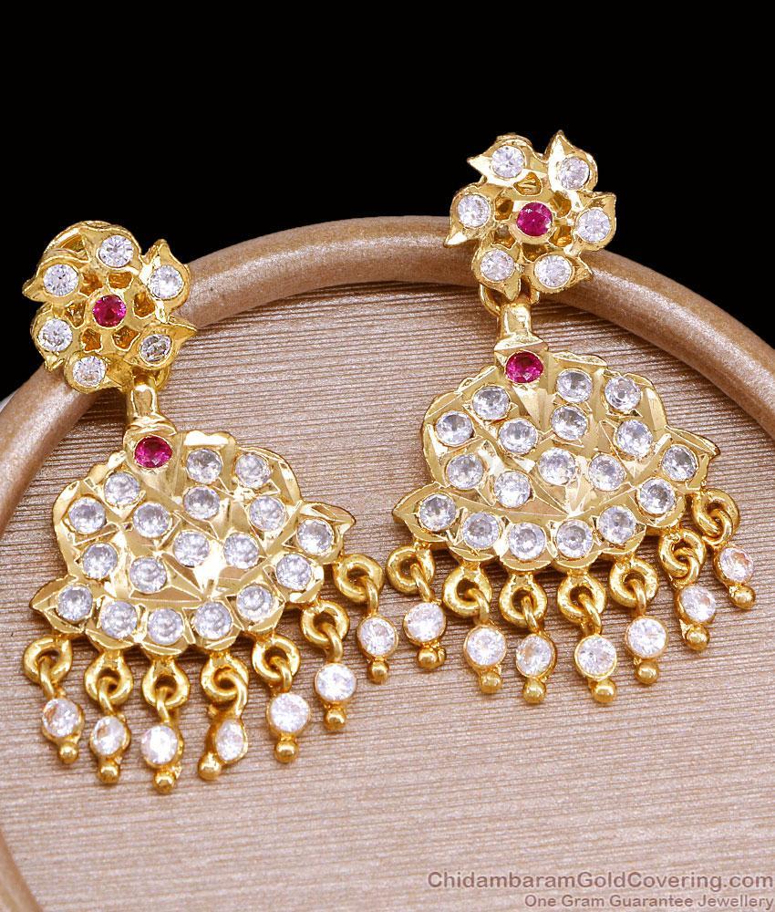 Original Impon Panchaloha Dangler Earring For Wedding Collection ER5811