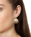 Premium Quality Impon Big Dangler Earring With Stone ER5812