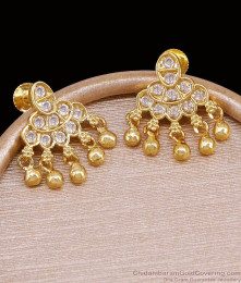 Elegant 5 Metal Ad Traditional Hanging Earrings ER5821 Elegant 5 Metal Ad Traditional Hanging Earrings ER5821