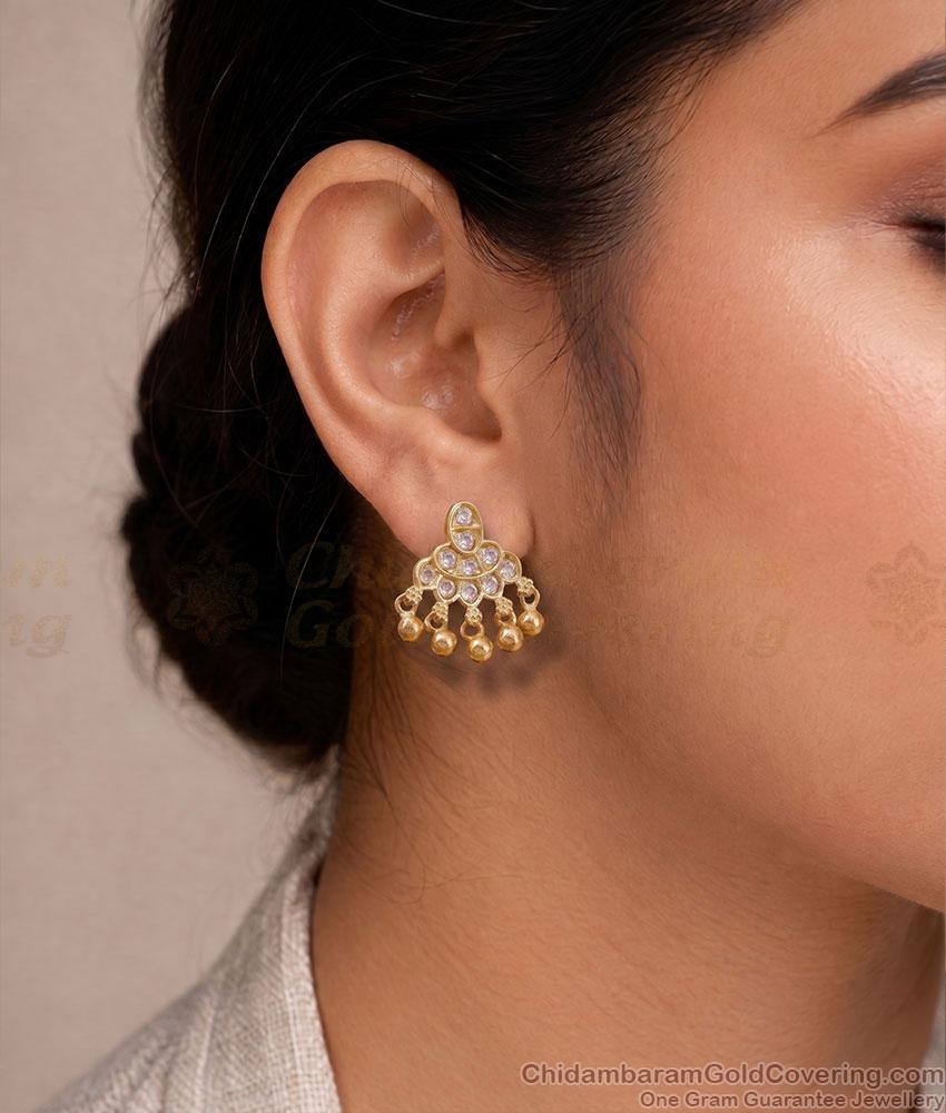 Elegant 5 Metal Ad Traditional Hanging Earrings ER5821 Elegant 5 Metal Ad Traditional Hanging Earrings ER5821