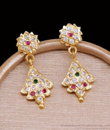 High Quality Five Metal Stone Dangler Women Fashion Earring ER5825 High Quality Five Metal Stone Dangler Women Fashion Earring ER5825