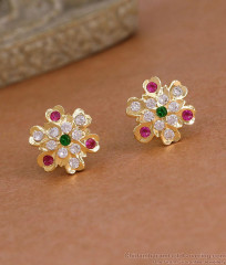 Big Screw Back Impon Stone Earring Stud Collections ER5829