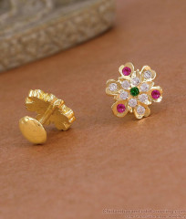 Big Screw Back Impon Stone Earring Stud Collections ER5829 Big Screw Back Impon Stone Earring Stud Collections ER5829