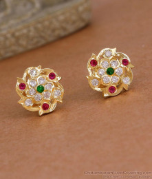 Traditional Impon Panchaloha Stud Earring Online ER5830 Traditional Impon Panchaloha Stud Earring Online ER5830