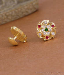 Traditional Impon Panchaloha Stud Earring Online ER5830 Traditional Impon Panchaloha Stud Earring Online ER5830