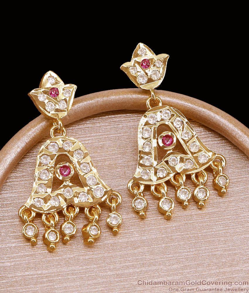 High Quality Aympon Kammal Bell Shaped Earring ER5841 High Quality Aympon Kammal Bell Shaped Earring ER5841