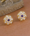 High Quality Five Metal Sapphire Stone Earring ER5851