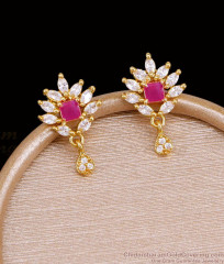 Trendy Ad Stone Gold Drop Earring For Women ER5917 Trendy Ad Stone Gold Drop Earring For Women ER5917