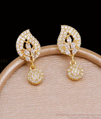 Beautiful White Stone Mango Drop Earring Shop Online ER5920 Beautiful White Stone Mango Drop Earring Shop Online ER5920