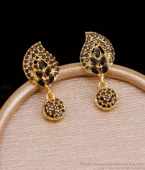 Full Black Stone Mango Earring Evil Eye Jewelry Collection ER5923