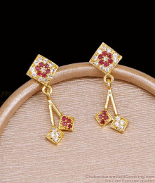 Trendy Hanging Charms Gold Plated Drop Earring Online ER5924 Trendy Hanging Charms Gold Plated Drop Earring Online ER5924