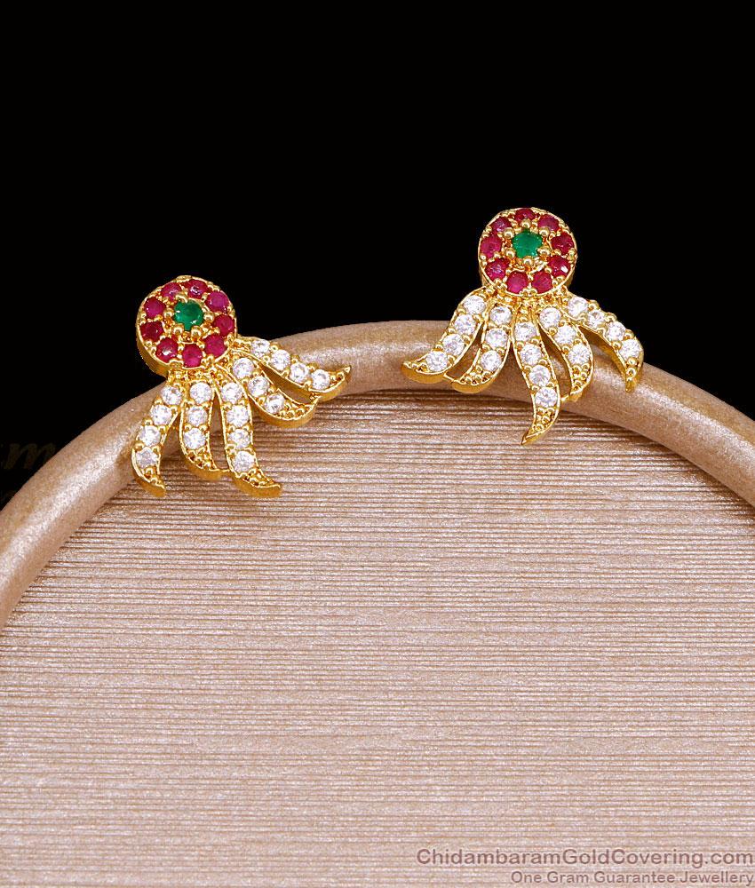 Elegant Multi Stone Gold Imitation Cluster Stud Earrings ER5943 Elegant Multi Stone Gold Imitation Cluster Stud Earrings ER5943