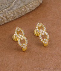 Ad White Stone Gold Imitation J Shaped Earring Online ER5960 Ad White Stone Gold Imitation J Shaped Earring Online ER5960