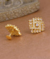Trendy White Stone Gold Imitation Stud Earring Collections ER5967 Trendy White Stone Gold Imitation Stud Earring Collections ER5967