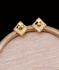 Daily Wear Small Gold Imitation Stone Stud Earring ER5971 Daily Wear Small Gold Imitation Stone Stud Earring ER5971