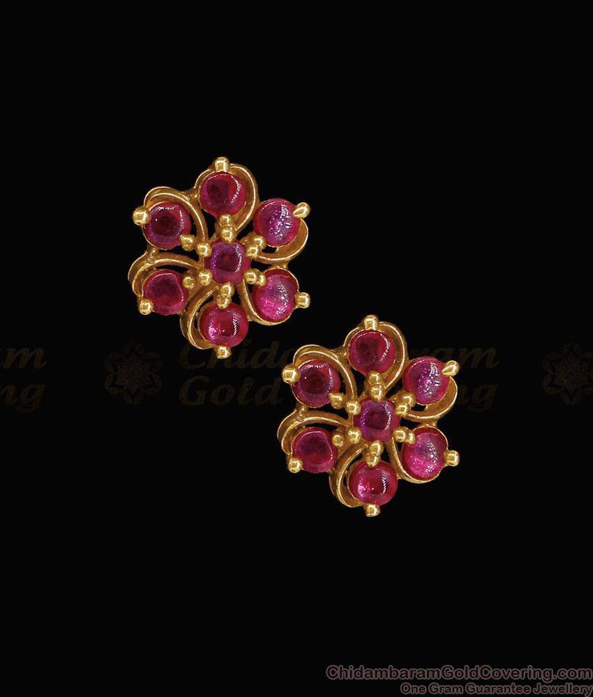 Beautiful Matt Finish Antique Gold Stud Earring Kemp Jewelry ER5974 Beautiful Matt Finish Antique Gold Stud Earring Kemp Jewelry ER5974