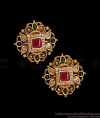 Premium Quality Multi Color Stone Antique Earring For Women ER5977 Premium Quality Multi Color Stone Antique Earring For Women ER5977