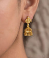 Peacock Design One Gram Gold Jhumka Earrings ER6004