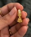 Mini Filigree Kerala Earring One Gram Gold Jhumka Daily Wear ER6005