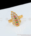 Original Impon Finger Rings Leaf Pattern Ruby Emerald Imitation Jewelry FR1013 Original Impon Finger Rings Leaf Pattern Ruby Emerald Imitation Jewelry FR1013