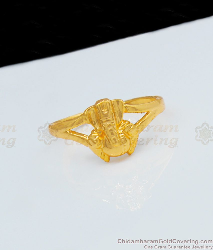 Vinagar Ring Plain Pure Original Impon Finger Ring Simple Daily Wear FR1015