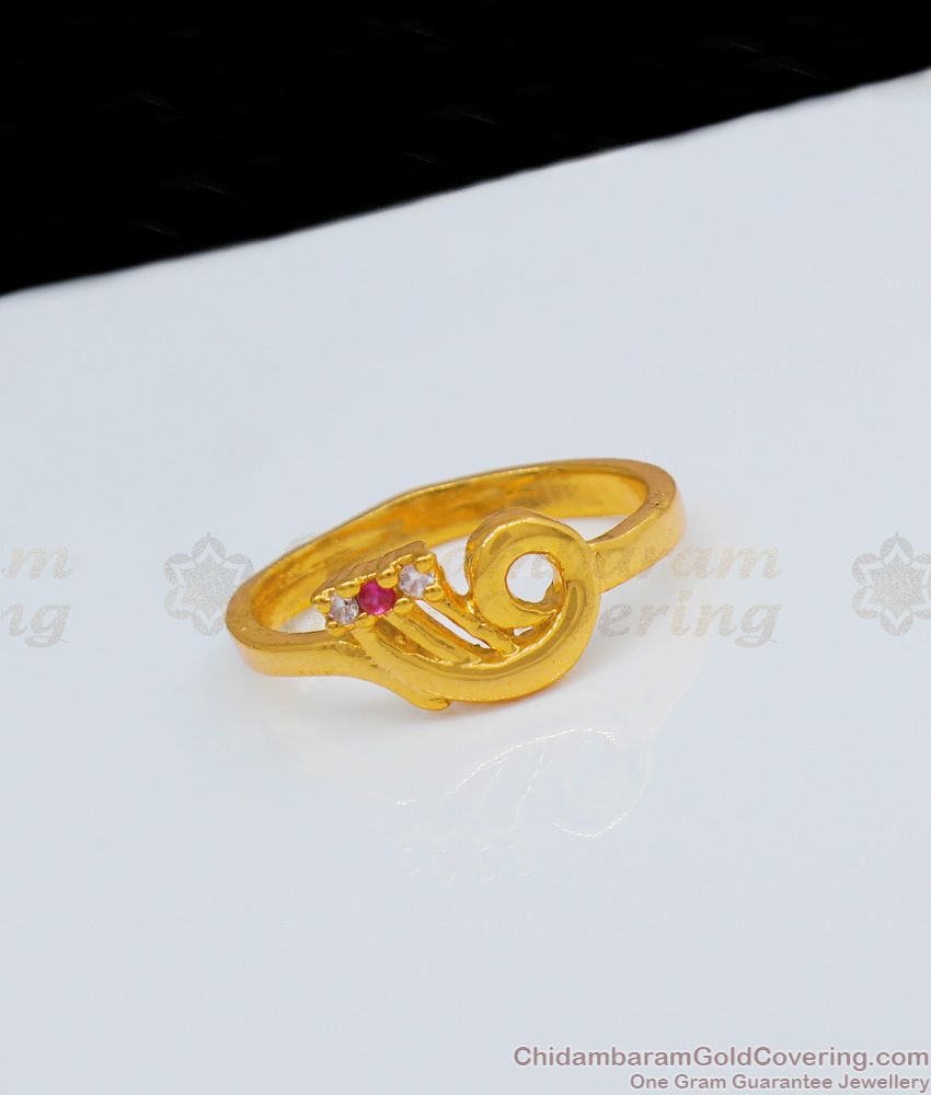 Peacock Pattern Original Impon Couples Wedding Ring Collections FR1021