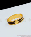 Black Stripe Original Impon Gold Ring For Men Shop Online FR1028 Black Stripe Original Impon Gold Ring For Men Shop Online FR1028