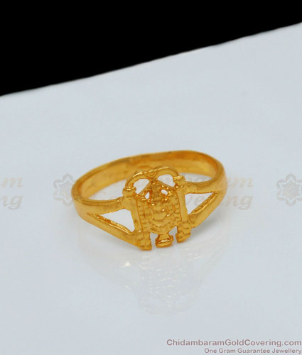 Transcendental Lord Balaji gold ring - jewelnidhi.com