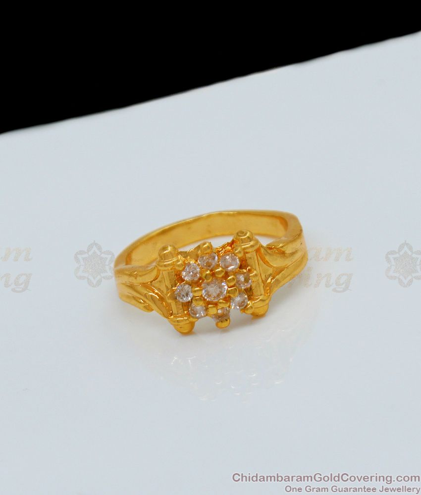 Original Impon Finger Ring Collections Gati Stone Daily Wear FR1043