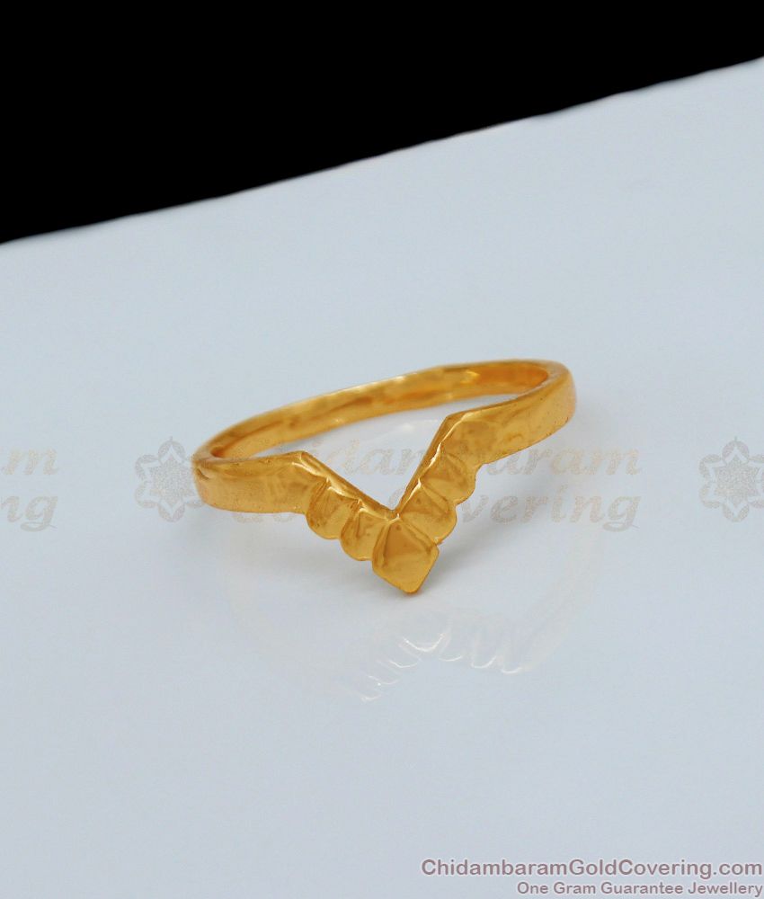 New Arrival V Type Impon Finger Ring Collections Buy Online Shopping FR1055