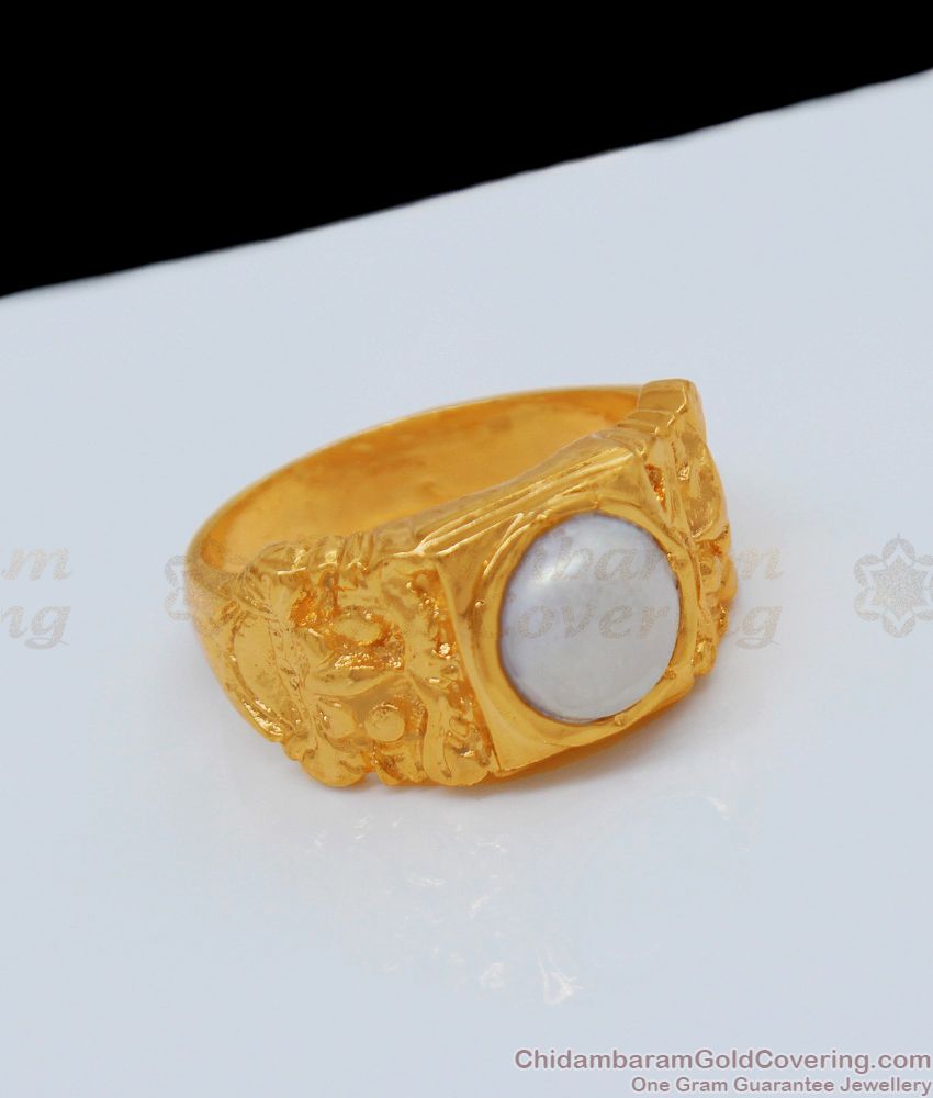 Grace Pearl (Moti) silver Ring – Kundaligems.com