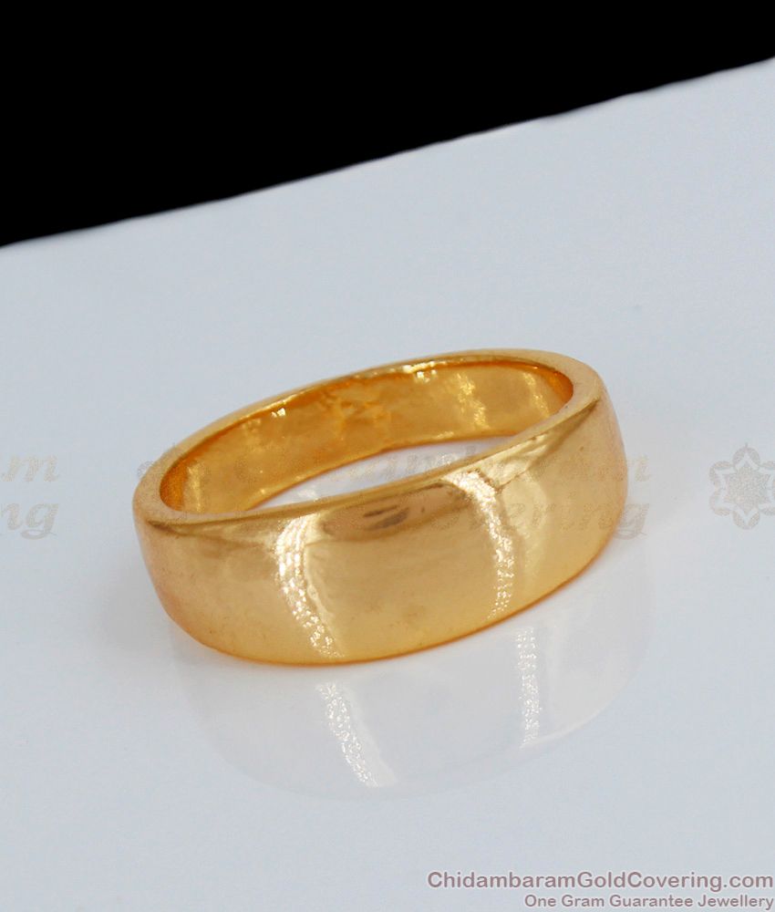 Thick And Plain Pure Original Impon Finger Ring Simple Daily Wear FR1071